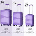 3 Pieces Spinner Hard Shell Luggage Suitcase Set